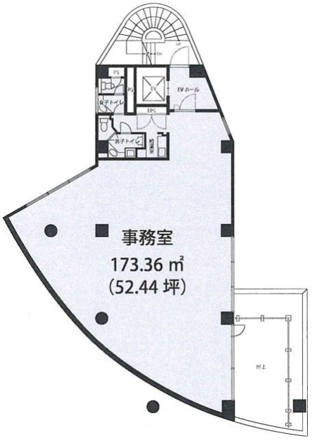 BPRスクエア神宮前Ⅰ6F 間取り図