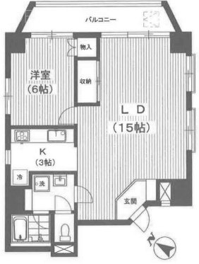 ドエリング恵比寿802 間取り図