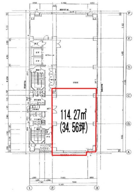 関内董友ビル8F 間取り図