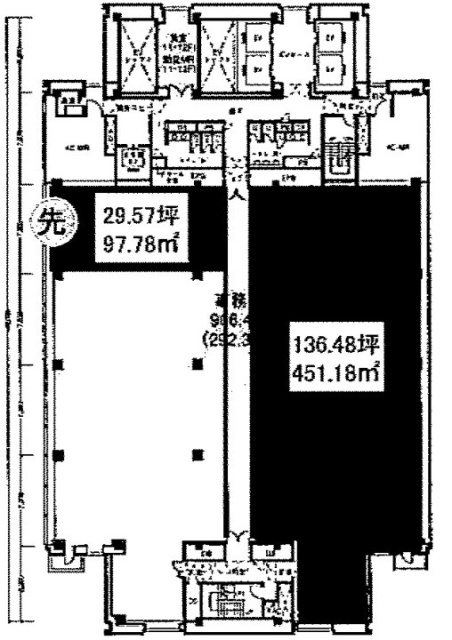 キャロットタワー14F 間取り図