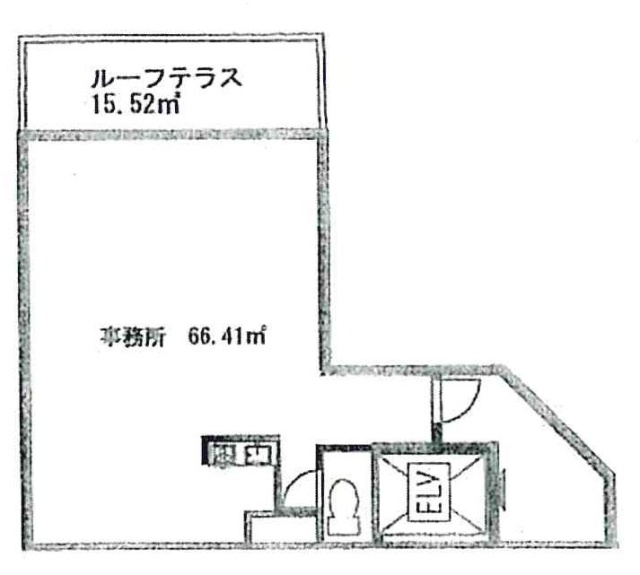 渋谷MJビル7F 間取り図