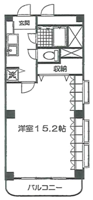 三愛ビル竹館403 間取り図