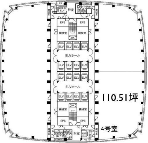 豊洲センタービル302 間取り図