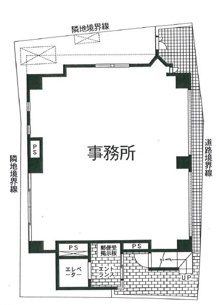 呉羽ビル1F 間取り図