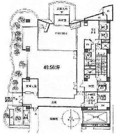 日本橋富沢町111ビル1F 間取り図