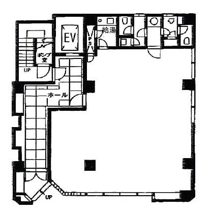 グランド日本橋小伝馬町1F 間取り図