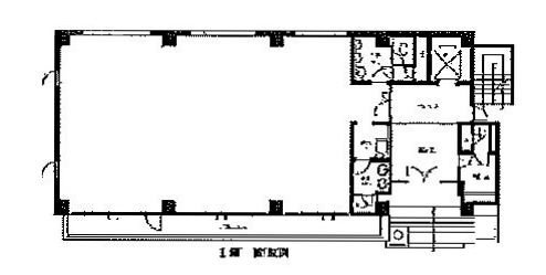 三番町I-Nビル1F 間取り図