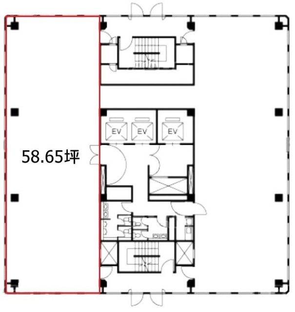 松戸ビル16F 間取り図