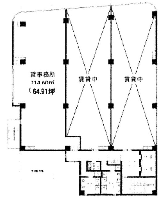 サンプラザビル6F 間取り図