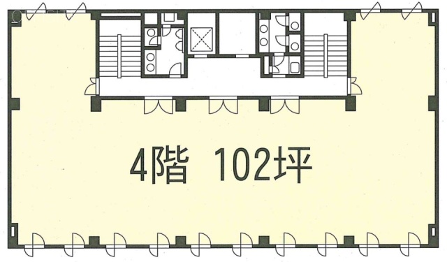 ヤマト第1ビル4F 間取り図