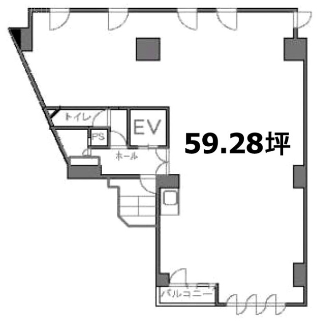 若林ビル4F 間取り図