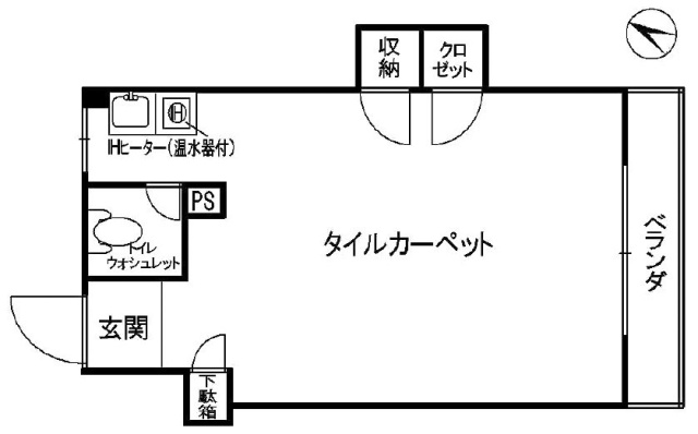 レマン南青山202 間取り図