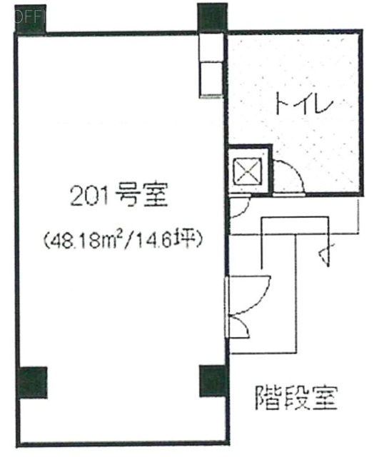 今一ビル201 間取り図