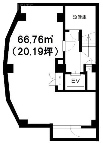 FLEG原宿B1F 間取り図