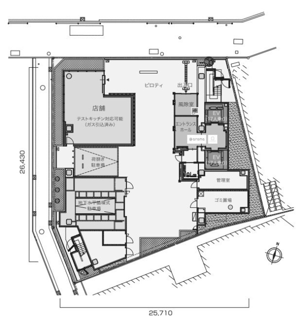 人形町PREX1F 間取り図