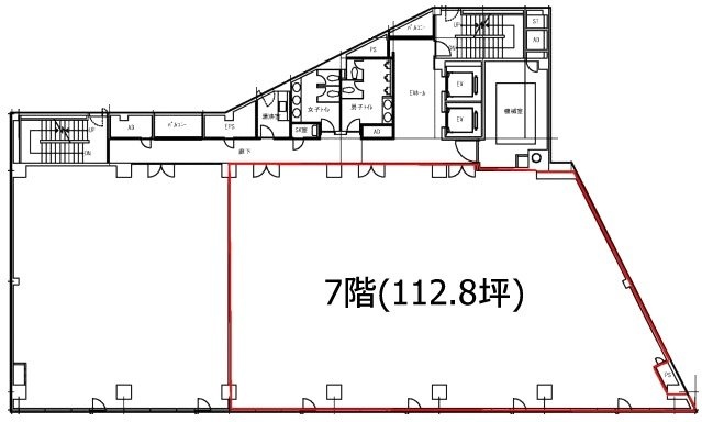 ONEST西五反田スクエア7F 間取り図