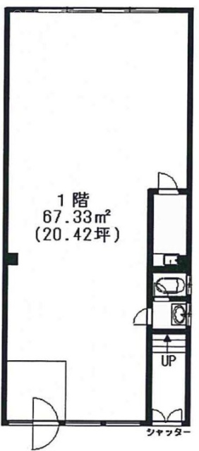 タカノ第四ビル1F 間取り図