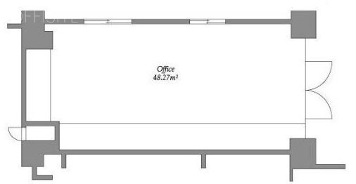 アーバネックス早稲田ビル1F 間取り図