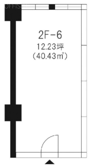 キャッスル共進ビル206 間取り図