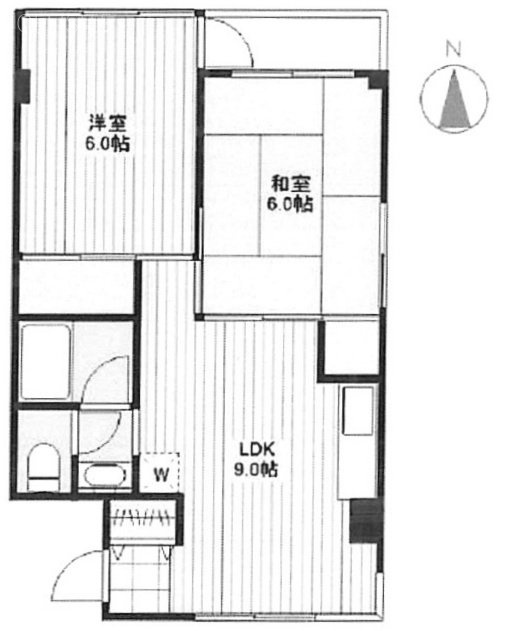 岡田ビル5F 間取り図
