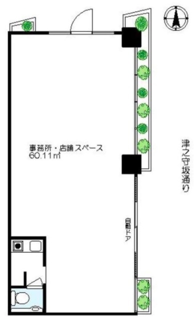 SyracuseWest1F 間取り図