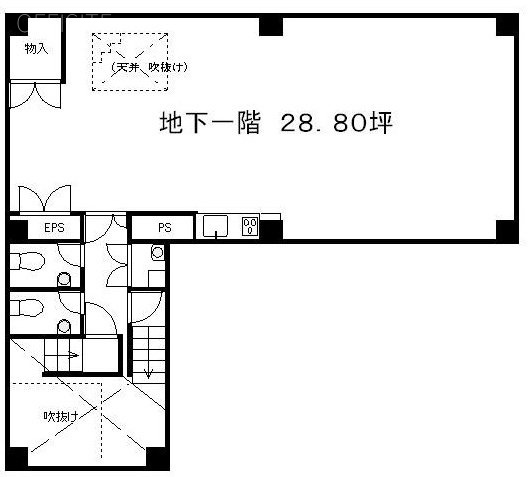 東光ビル2号館B1F 間取り図