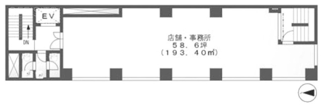 古沢ビル2F 間取り図