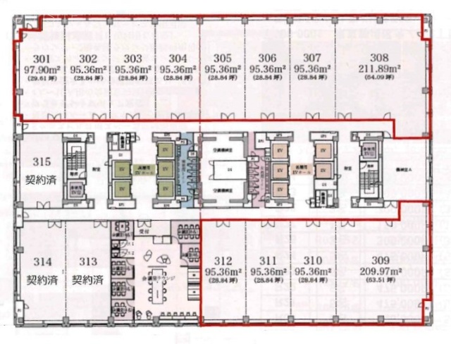 興和川崎西口ビル311 間取り図