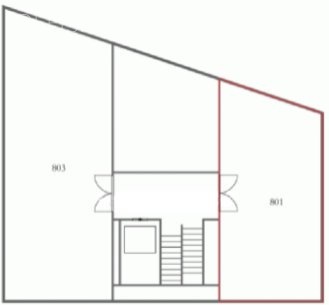 三久ビル801 間取り図