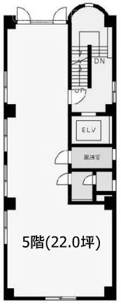 早稲田駅前ビル5F 間取り図