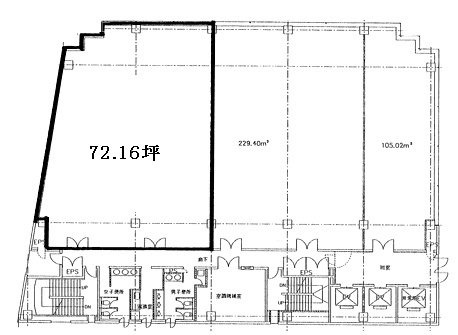 オーク桜木町ビル6F 間取り図