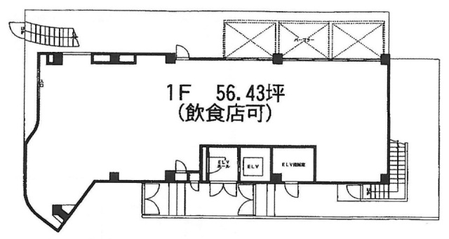 青山森田ビル1F 間取り図