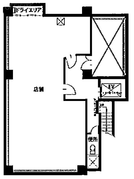 SSビル池尻B1F 間取り図