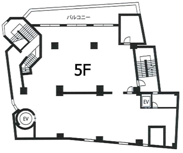 威辺利亜(イベリア)ビル5F 間取り図