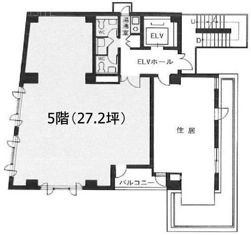 開花ビル5F 間取り図