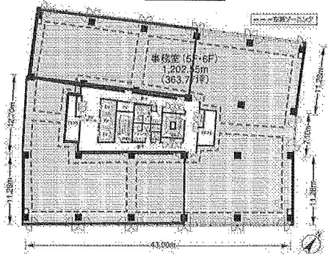 NBF高輪ビル403 間取り図