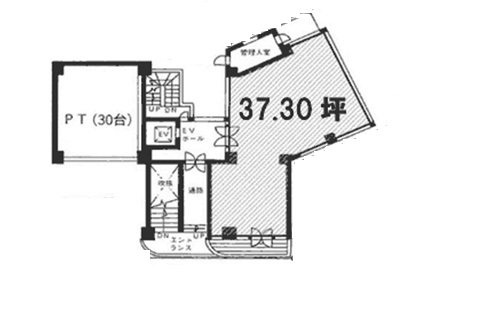 SHINKO西麻布ビル1F 間取り図