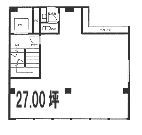 第5菊星ビル10F 間取り図