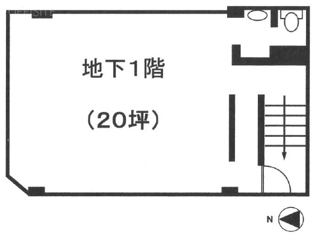 第二かつらぎビルB1F 間取り図