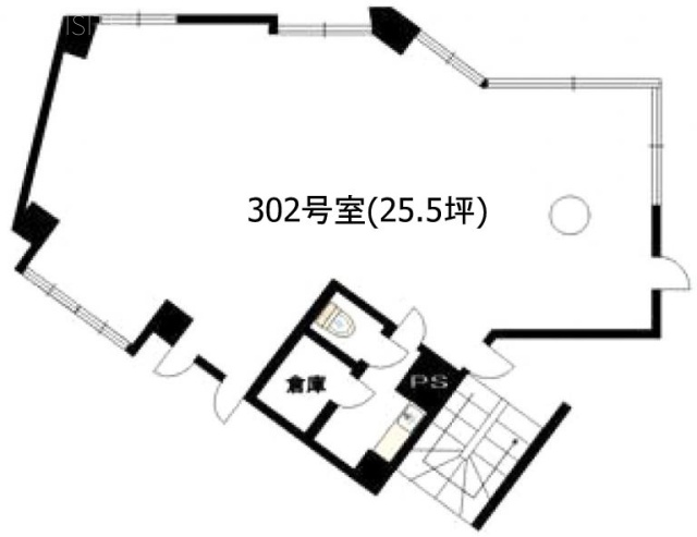 赤坂シャレーⅡ302 間取り図