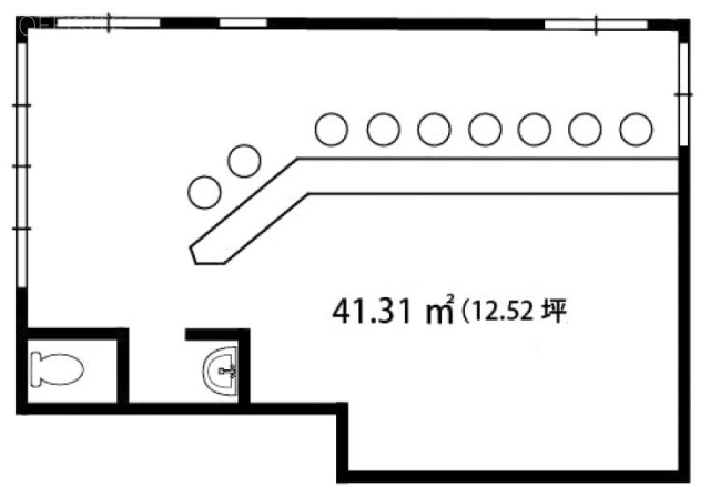 千鳥ビル1F 間取り図