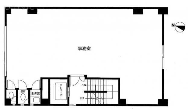 花ビル2F 間取り図