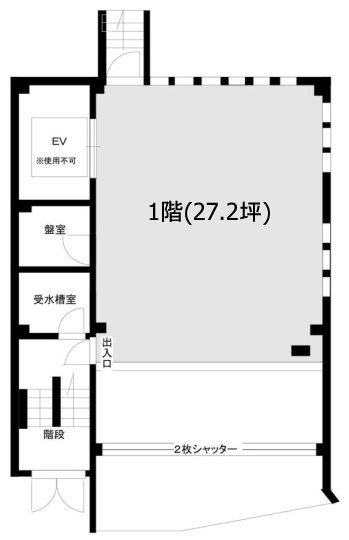 ロゼットササヅカ1F 間取り図