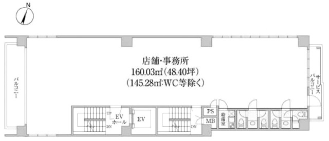 三恵ビル6F 間取り図