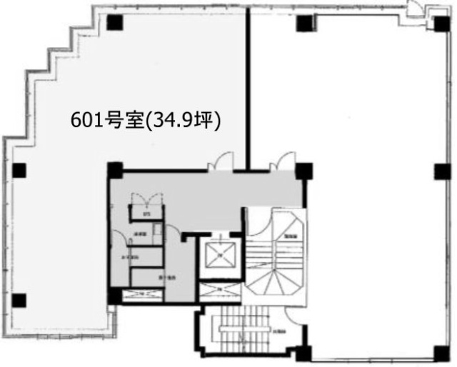 いちご中野ノースビル601 間取り図