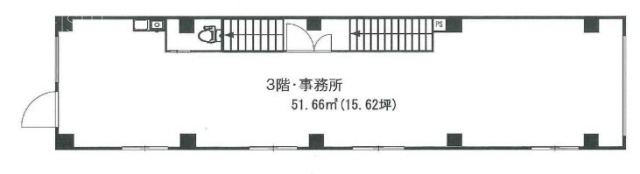 グレナデン四谷三丁目ビル3F 間取り図