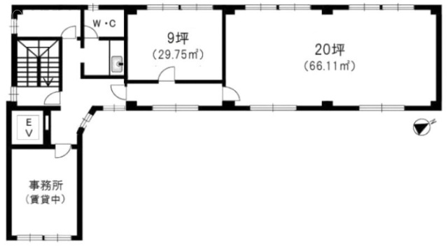 千代川ビル6F 間取り図