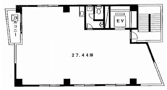 マリオン広尾ビル4F 間取り図