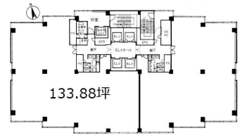 ニチレイ明石町ビル702 間取り図
