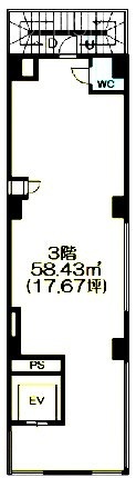 第83東京ビル3F 間取り図